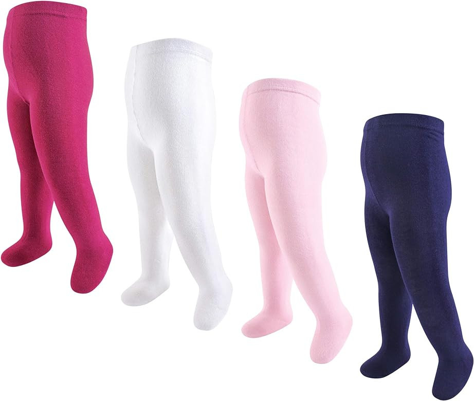 Touched by Nature Baby and Toddler Girl Organic Cotton Tights | Amazon (US)