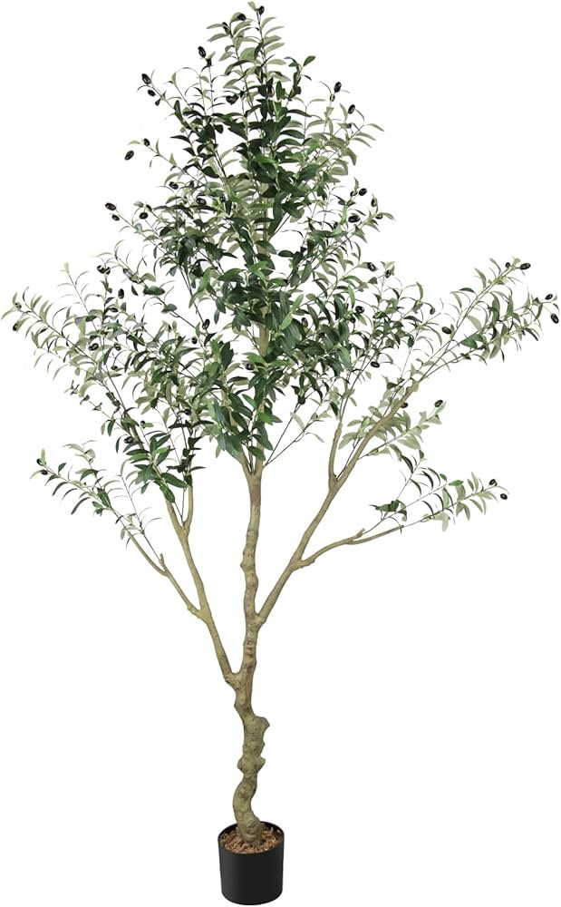 Chantoo Olive Tree 7 Feet Faux Olive Tree 7ft Faux Tree for Office Home Decor Faux Trees Indoor 7... | Amazon (US)