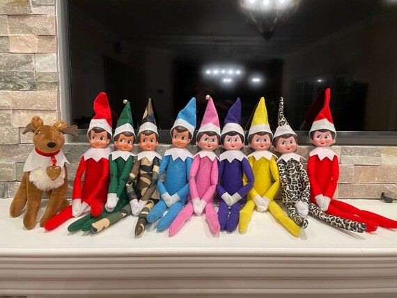 Brand New Elf Dolls & Reindeer- Limbs are bendable but not poseable or wired | Etsy (US)