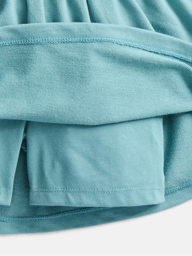 Wonder Nation Little Girls Scooter Skirt with Paperbag Waist, Sizes 4-10 | Walmart (US)