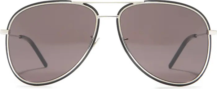 SAINT LAURENT 61mm Aviator Sunglasses | Nordstromrack | Nordstrom Rack