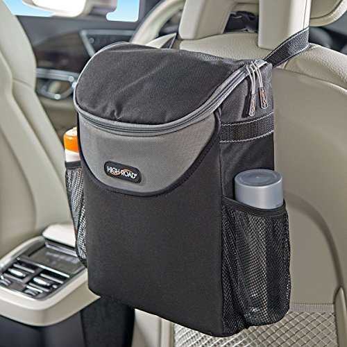 High Road SnackStash Soft Car Cooler Bag for Cold and Hot Food Transport - Insulated Backseat Cooler Bag for Car, SUV, Truck or Van with Storage Pocket and Bottle Holders | Amazon (US)