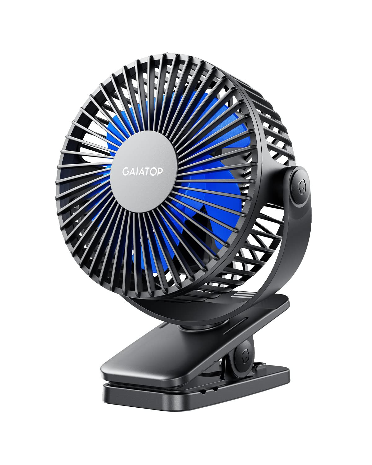Gaiatop Portable Clip on Fan Battery Operated, Small Powerful 3 Speed Quiet 360° Rotate, USB Rec... | Amazon (US)