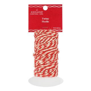 75ft. Red & White Striped Twine by Ashland® | Michaels | Michaels Stores
