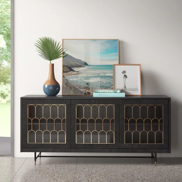 Amalee 66'' Wide Acacia Solid Wood Sideboard | Wayfair North America