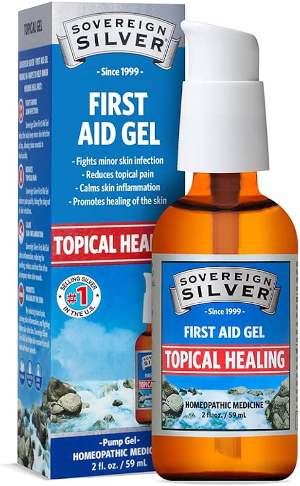 Sovereign Silver First Aid Gel – Topical Healing Homeopathic Medicine, 2 oz. | Amazon (US)