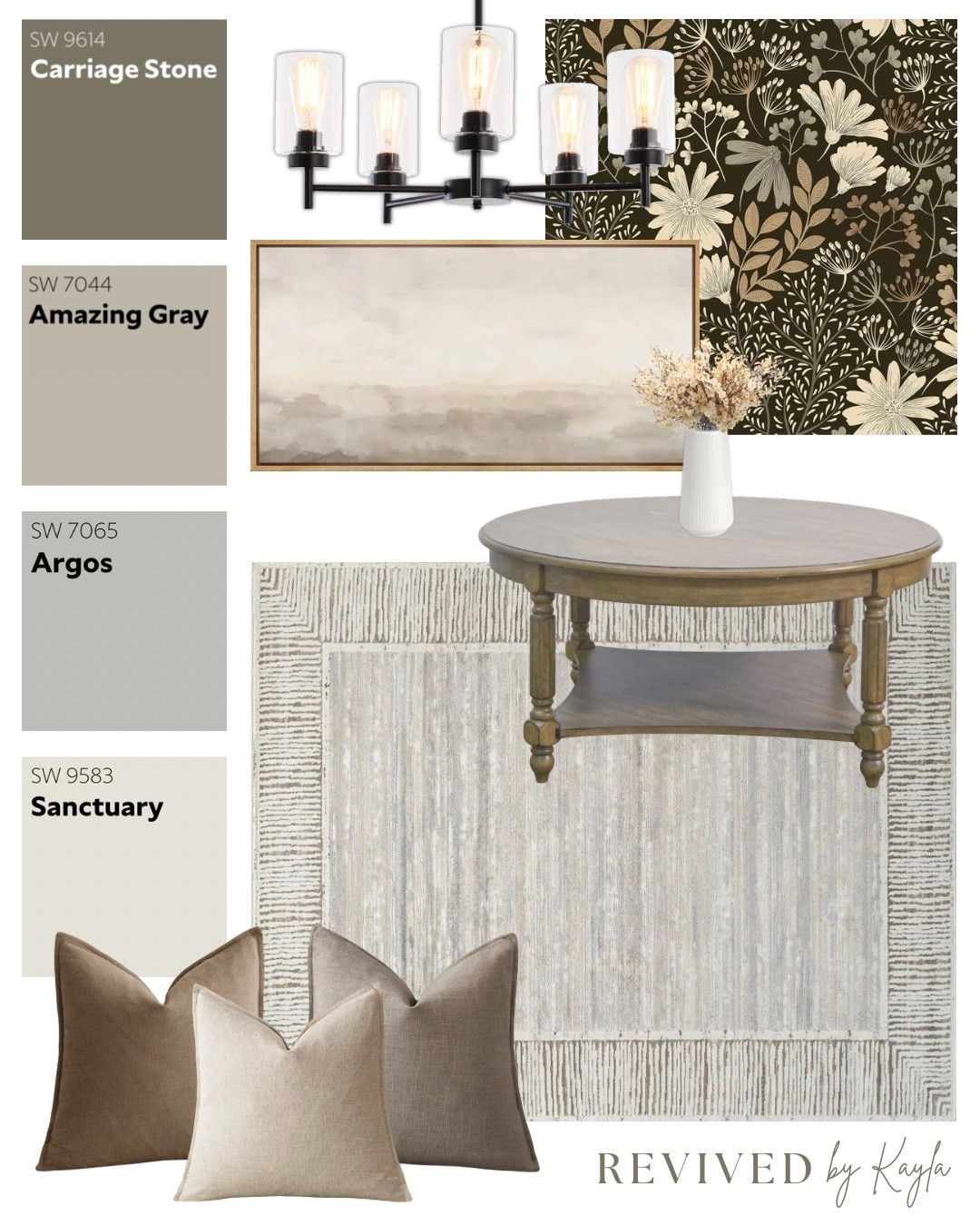 Brown and gray neutral room design mood board  🤎🩶 

#homedecor #homedesign #homeinspo #moodboard #livingroom #bedroom #modern #cozy #neutral #home #decor #neutralhome #wayfair #amazon #interiordesign #sherwinwilliams

#LTKHome