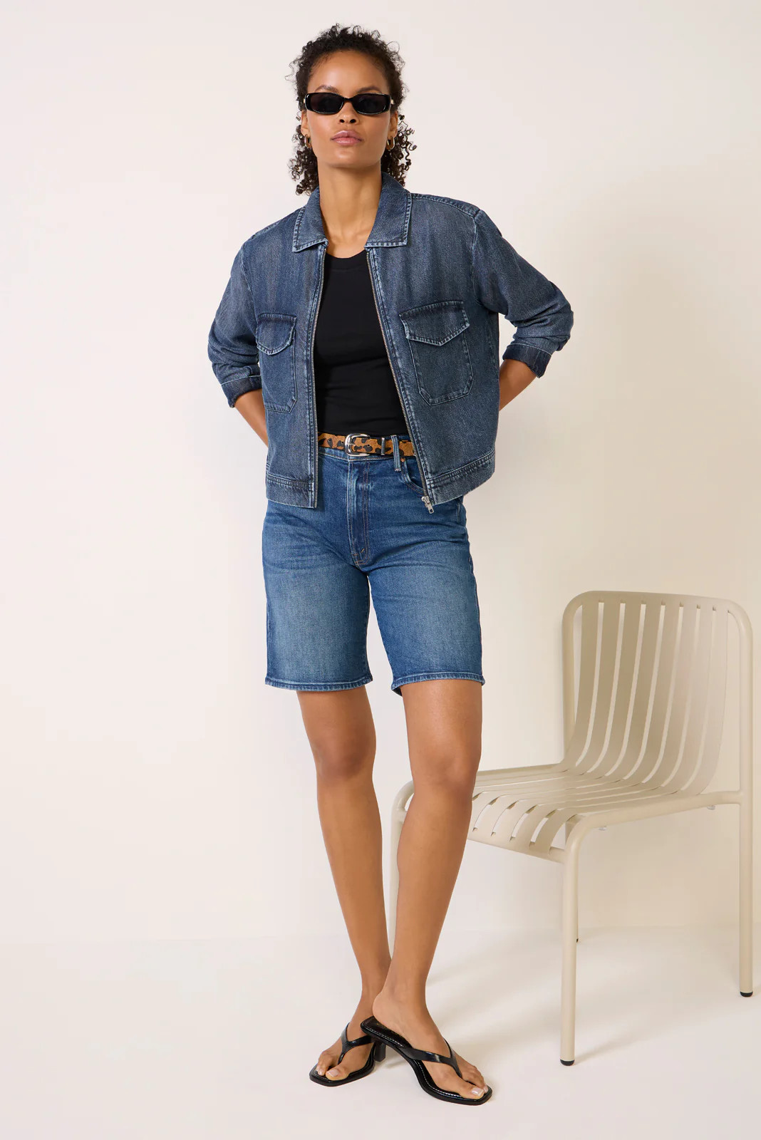 Flap Pocket Zipper Shacket | Evereve