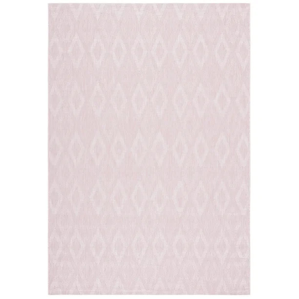 SAFAVIEH Outdoor CY8522-56222 Courtyard Collection Pink Rug | Walmart (US)