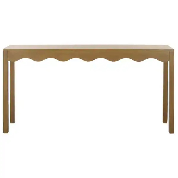 SAFAVIEH Home Lilith Wavy 63" Console - 63"W x 16"D x 32"H - Bed Bath & Beyond - 42567280 | Bed Bath & Beyond