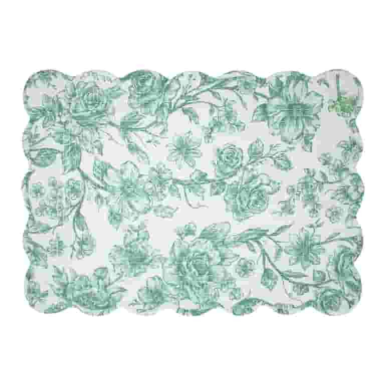 The Pioneer Woman Agatha Quilted Fabric Placemat, 14" x 20", Multicolor | Walmart (US)
