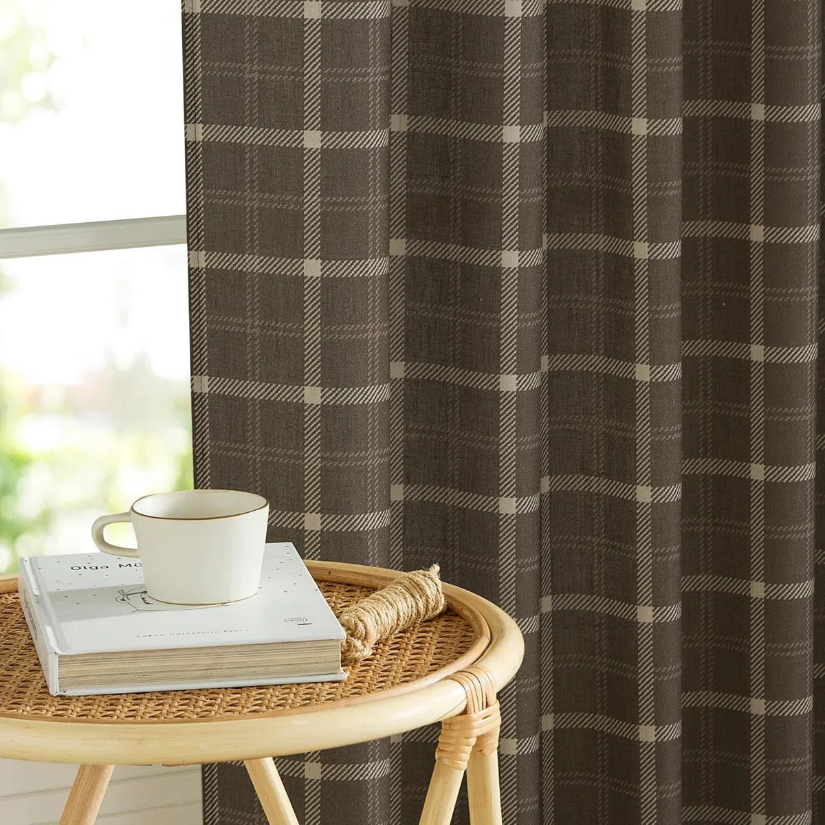 Featuring a classic striped pattern that adds vintage art and natural warmth to your windows, the... | Wayfair North America