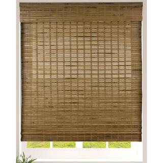 Arlo Blinds Dali Native Cordless Light Filtering Bamboo Woven Roman Shade 38 in.W x 60 in. L (Act... | The Home Depot