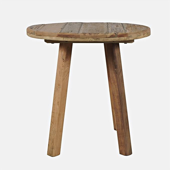 Jofran Reclamation 24" Round Rustic Reclaimed Solid Wood End Table | Amazon (US)
