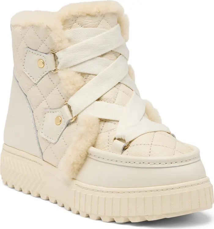 SOREL One Ave™ Alpine Genuine Shearling Trim Waterproof Boot (Women) | Nordstrom | Nordstrom