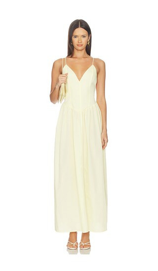 ALL THE WAYS Adia Maxi Dress in Yellow. - size M | Revolve Clothing (Global)