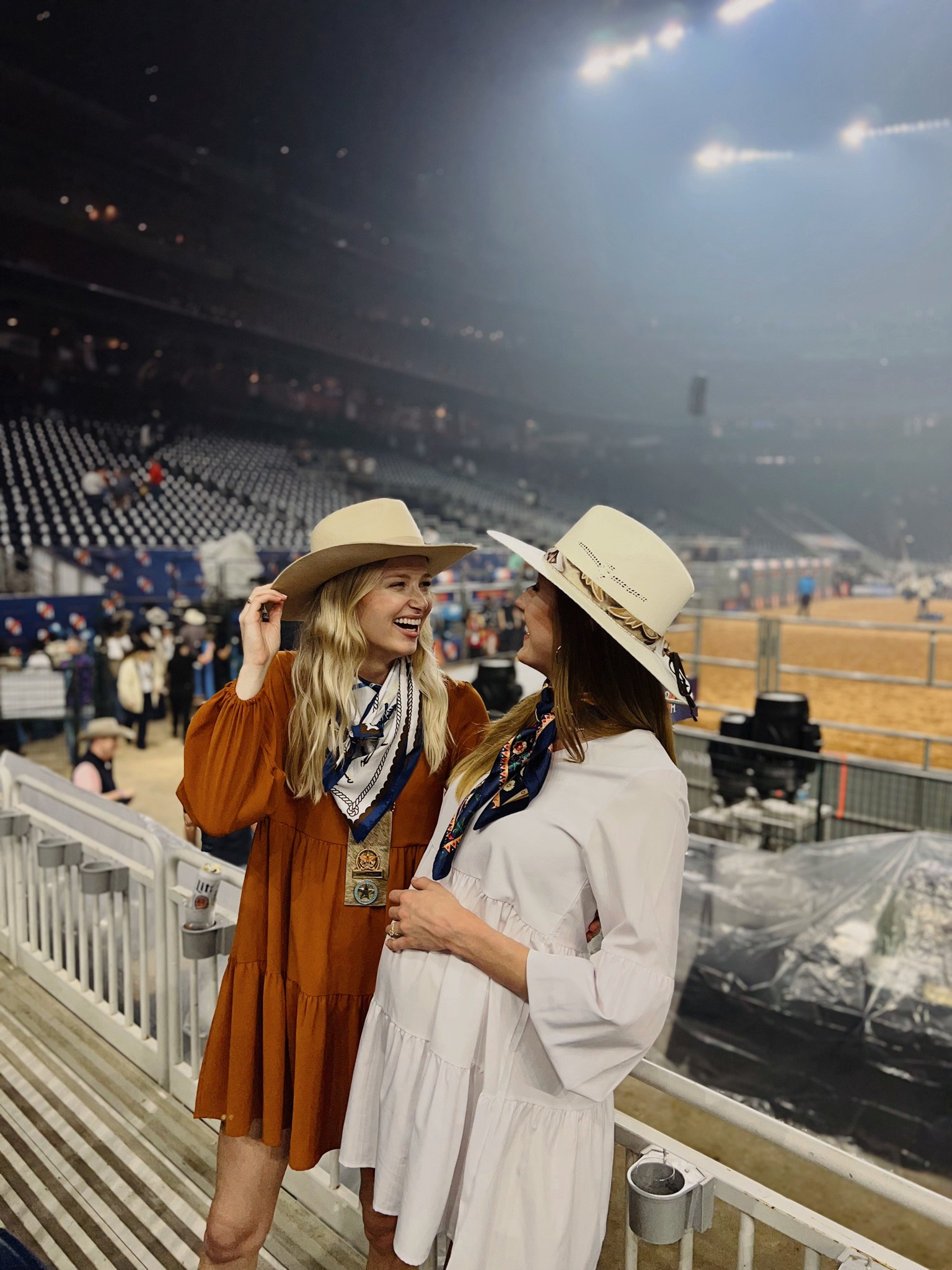Country concert rodeo western outfit 

Both wearing the same dress - regular size and pregnant/maternityy

#LTKbump