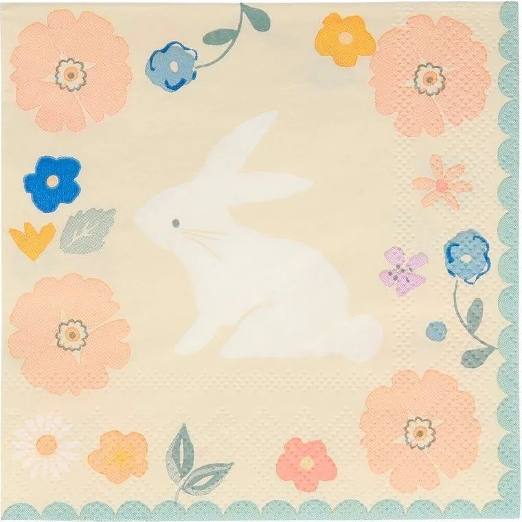 Set of 20 Easter Small Napkins - Meri Meri Easter | Maisonette | Maisonette