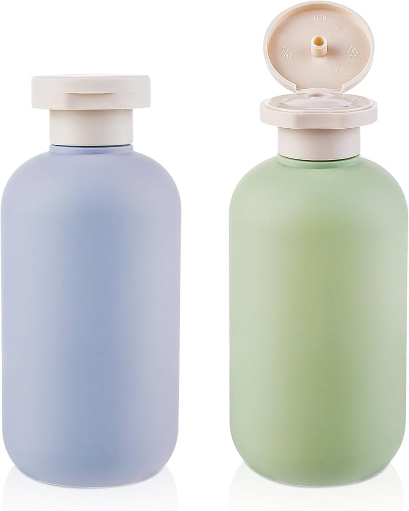 WLLHYF Squeeze Bottles 2 Pack 200 ML Refillable Plastic Travel Containers Empty Bottles With Disc... | Amazon (UK)
