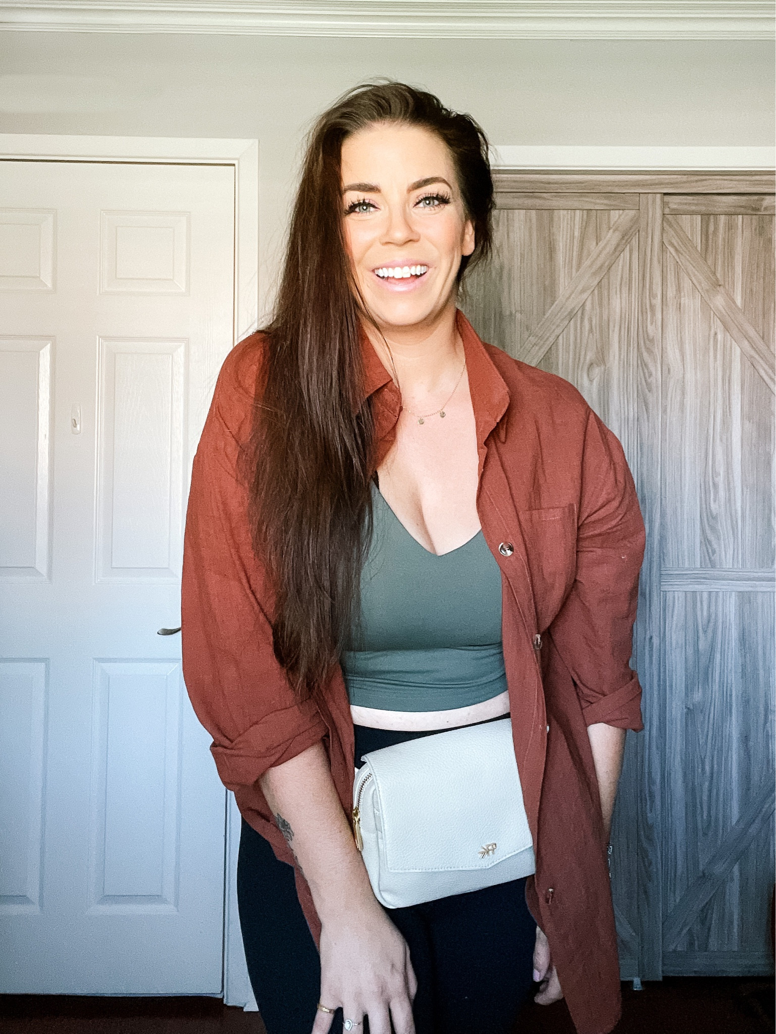 Travel Day Outfit | Midsized | Apple Shape | Oval Shape | size 12-14 | L/XL 

#LTKcurves #LTKfamily