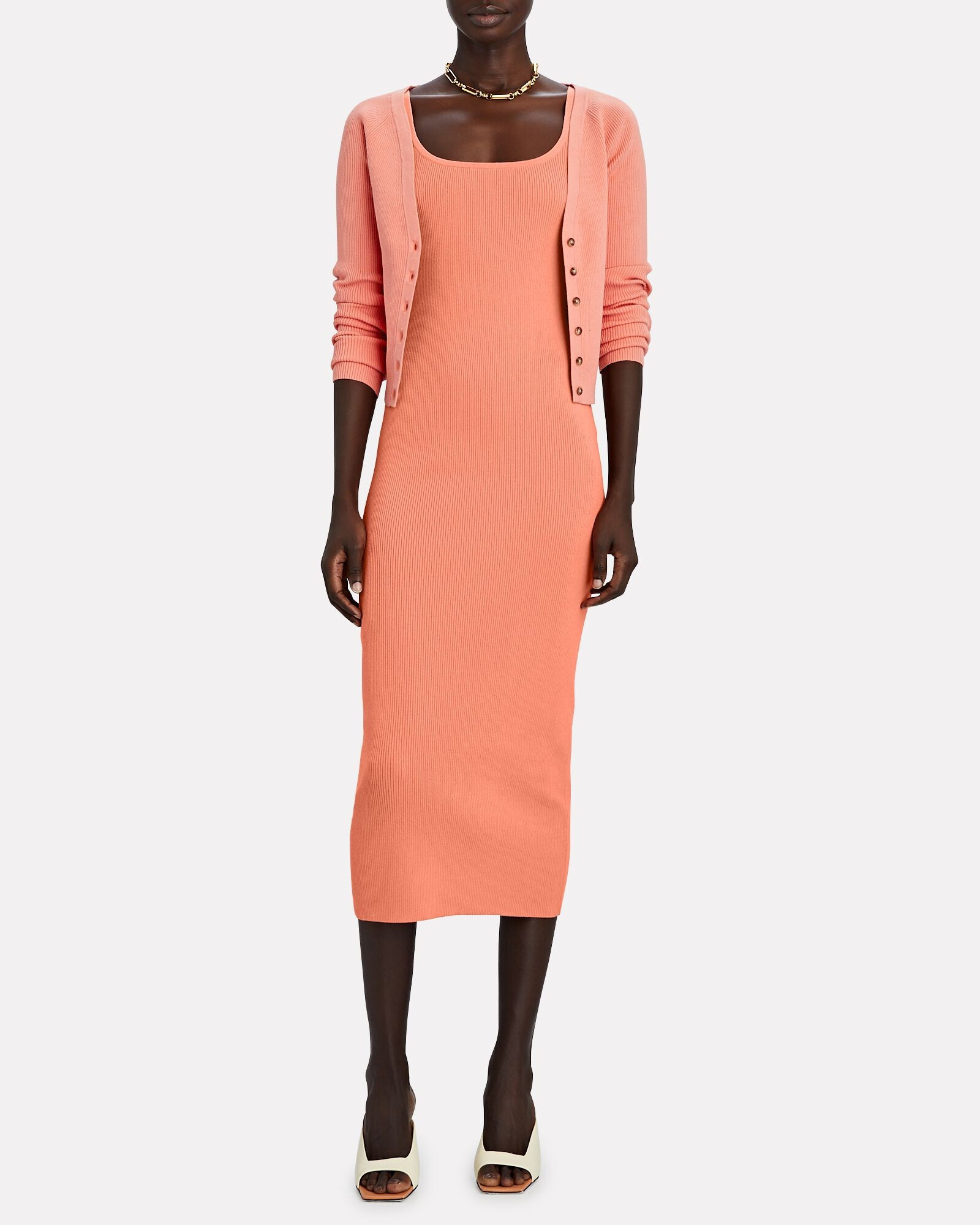 Harlow Rib Knit Tank Dress | INTERMIX