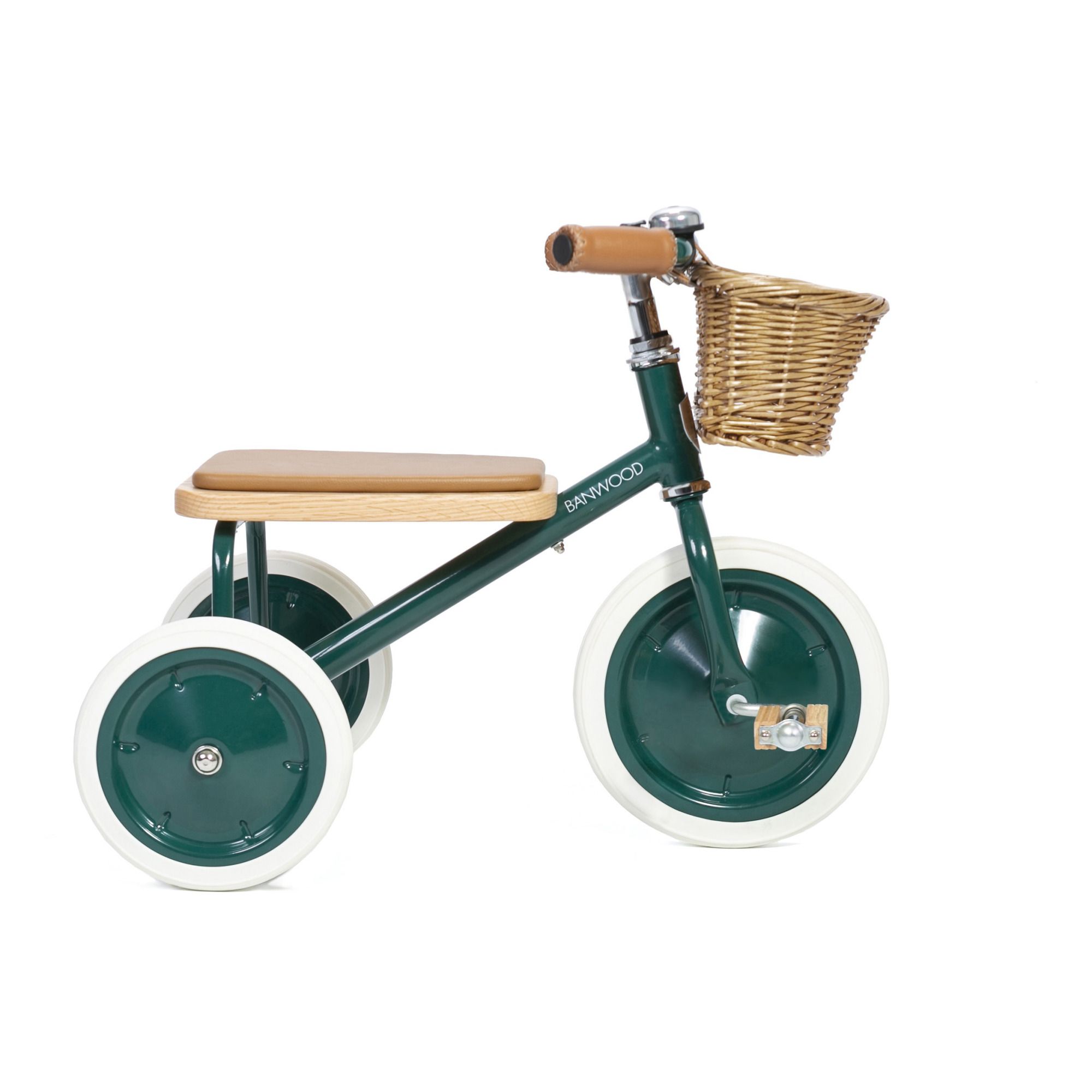 Metal and Woode Tricycle Green | Smallable DE
