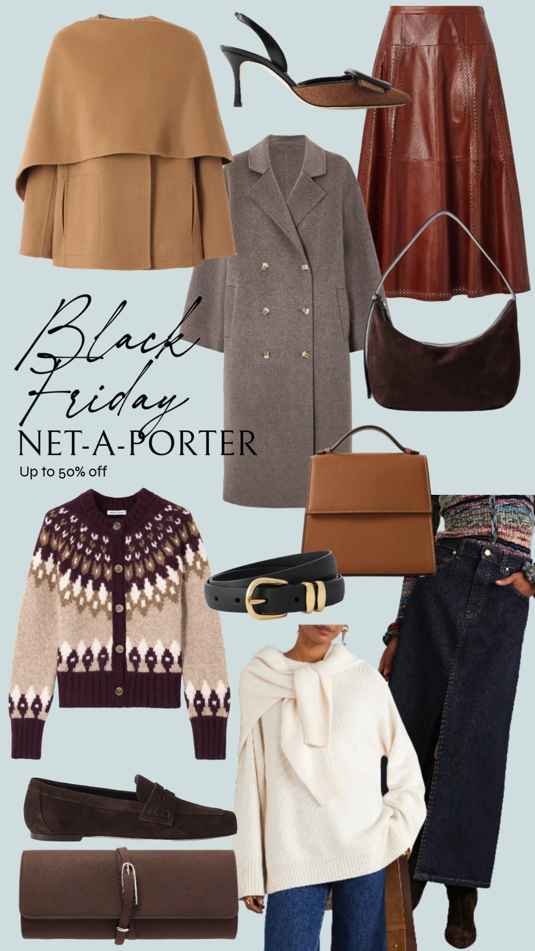 Net-a-Porter Black Friday picks! Up to 50% off so many gorgeous luxury brands. These are closet staple picks that you'll have for years!

black friday, cyber monday, black friday deals, black friday cardigan, black friday loafers, black friday clutch, black friday bags, black friday heels, black friday sweaters, black friday investment, luxury black friday sales 

 #LTKCyberWeek #LTKHoliday #LTKSaleAlert