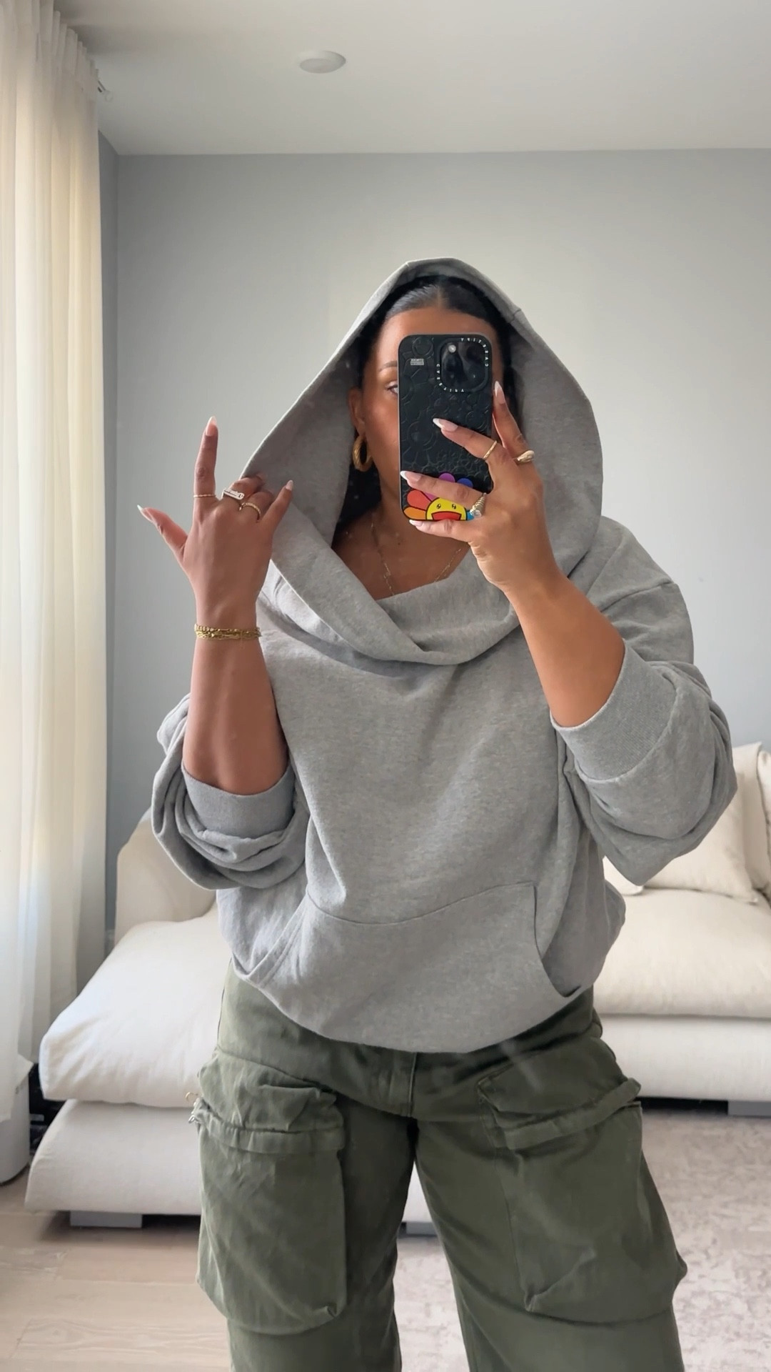 One hoodie 3 ways 

#LTKMidsize #LTKStyleTip