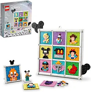 LEGO Disney Classic 100 Years of Disney Animation Icons 43221 Buildable Disney Toy with Mickey Mo... | Amazon (US)