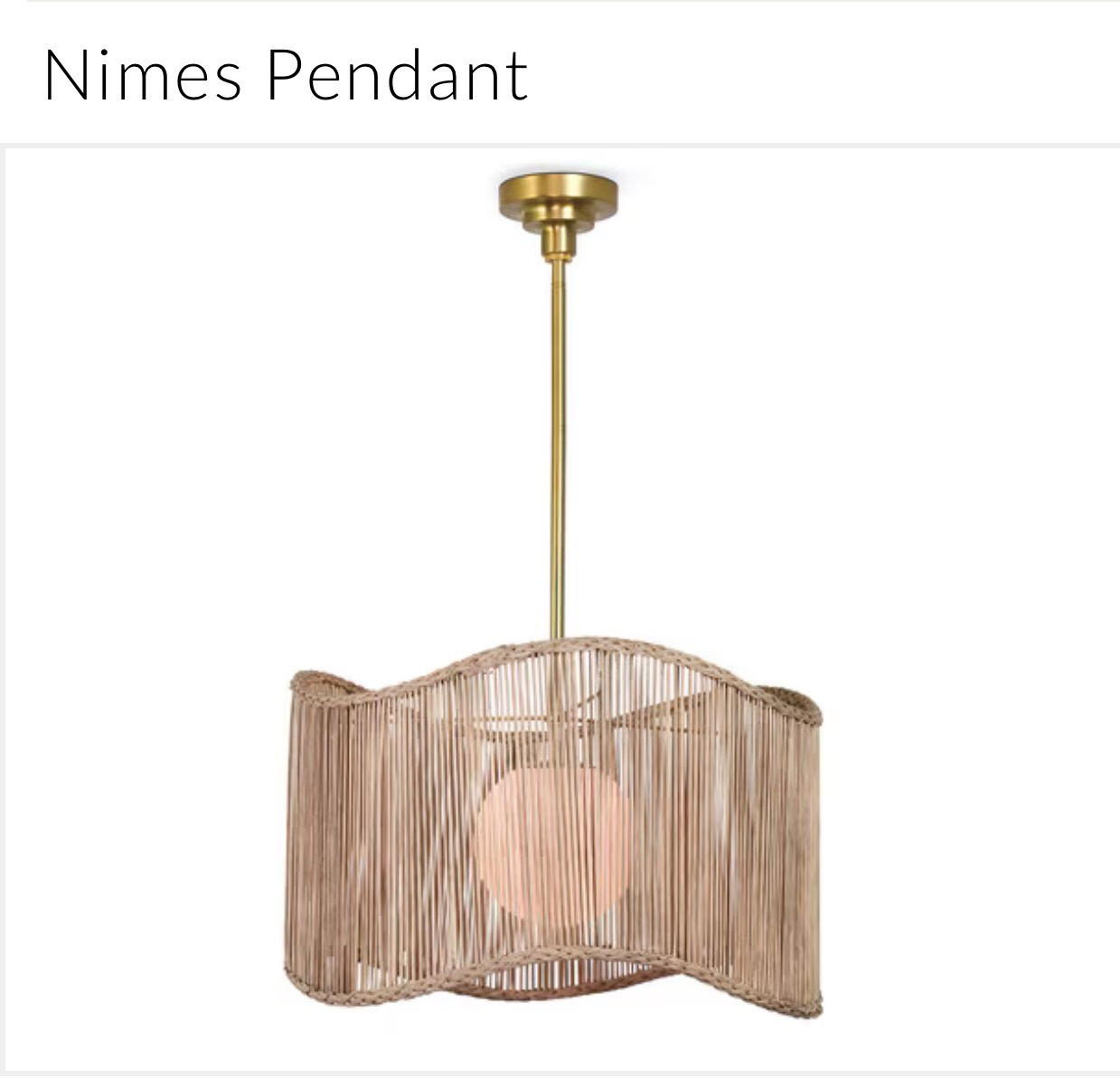 COME ON IN:  This gorgeous pendant is the perfect mix of modern and a tad beachy- don’t you think?

#LTKdayinmylife #LTKHome