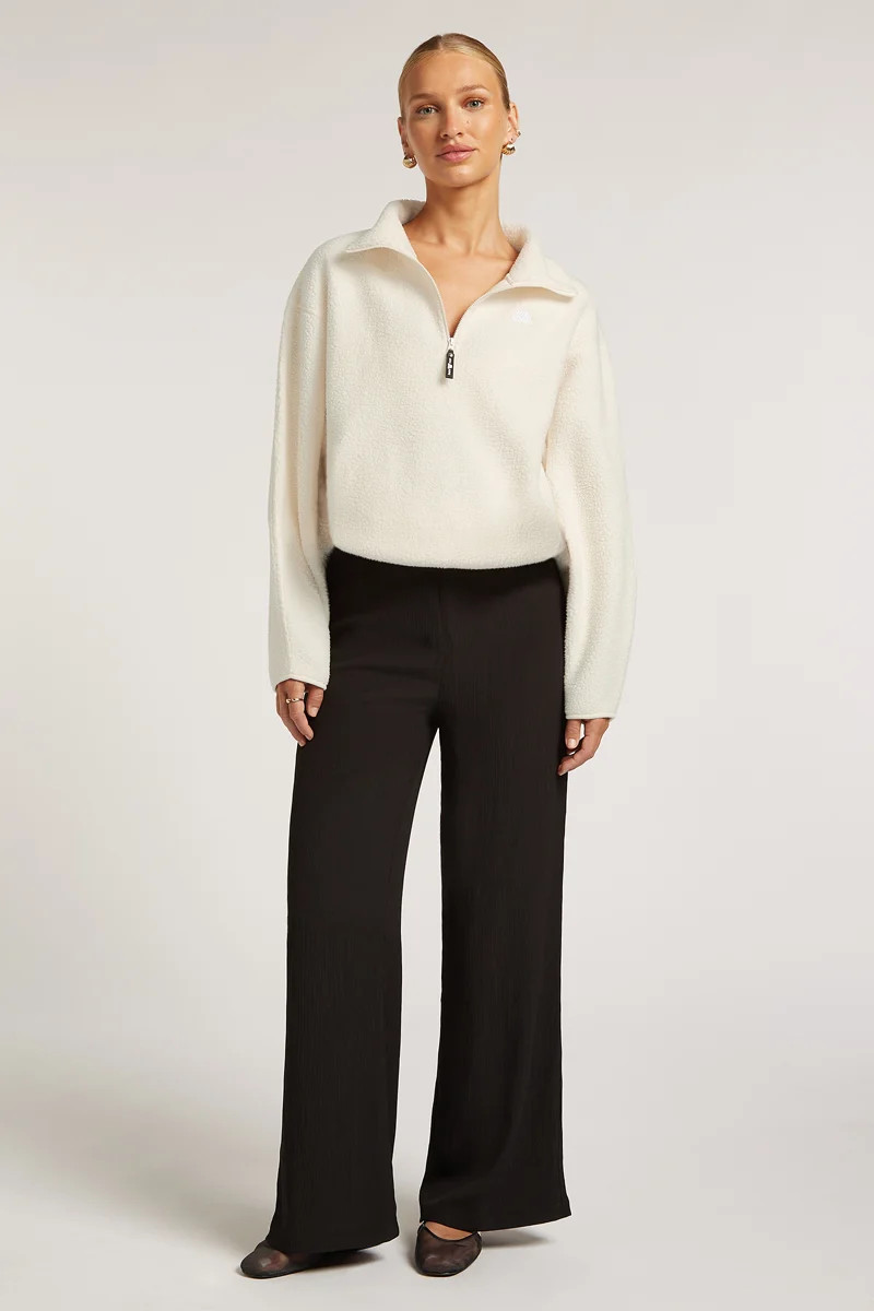 ALIX Half-Zip Cream | 4TH ARQ | 4tharq 