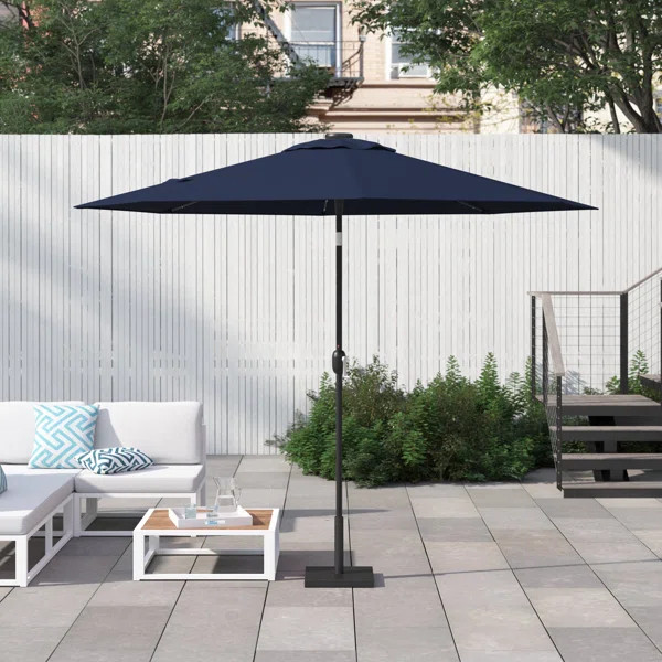 Jericho 96" Umbrella with Solar-Powered LEDs | Wayfair North America