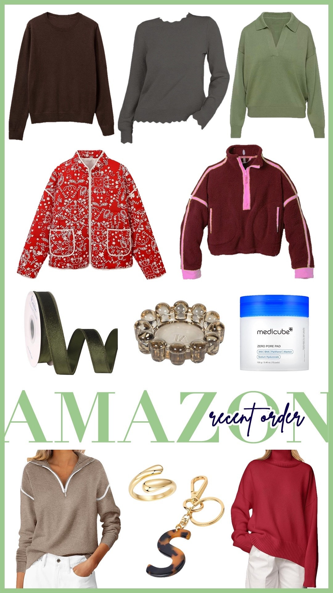 My recent Amazon order | Hi Sugarplum! 

#LTKOver40 #LTKHoliday #LTKSeasonal