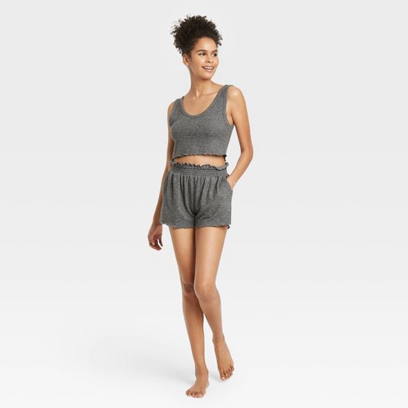 Women's Cozy Tank Top & Shorts Pajama Set - Colsie™ | Target