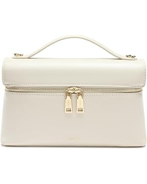 Women's Top Handle Bag Leather Small Handbags Trendy Designer Crossbody Shoulder Bag for Women Cu... | Amazon (US)