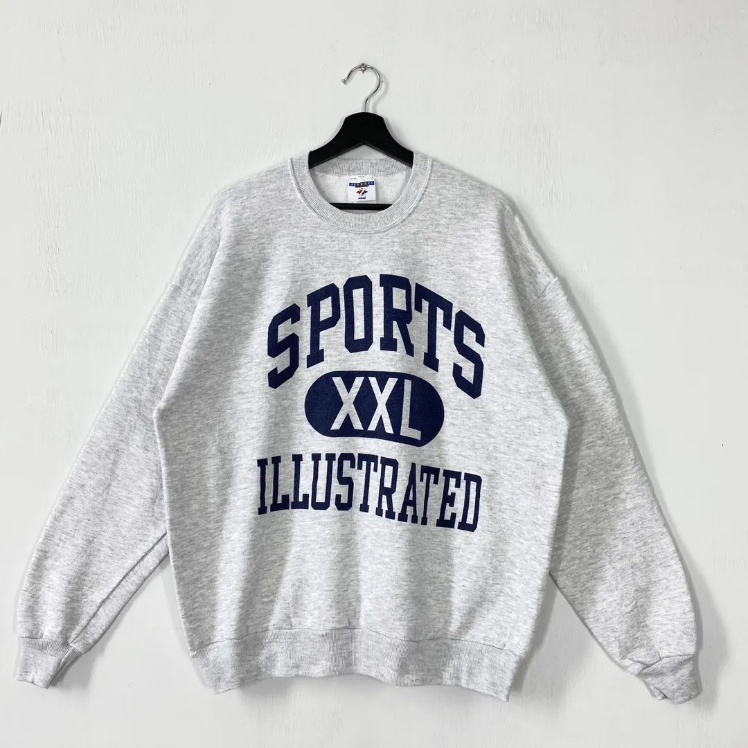 Vintage Sports Illustrated Sweatshirt Sports Illustrated Crewneck Sports Magazine Sweater Pullove... | Etsy (US)