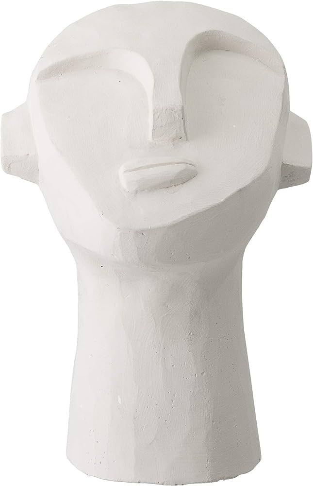 Bloomingville Zierstück, dekorativer Kopf, weiß, ement | Amazon (DE)