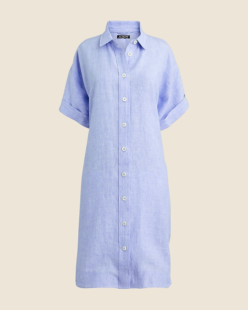 Capitaine shirtdress in linen | J. Crew US