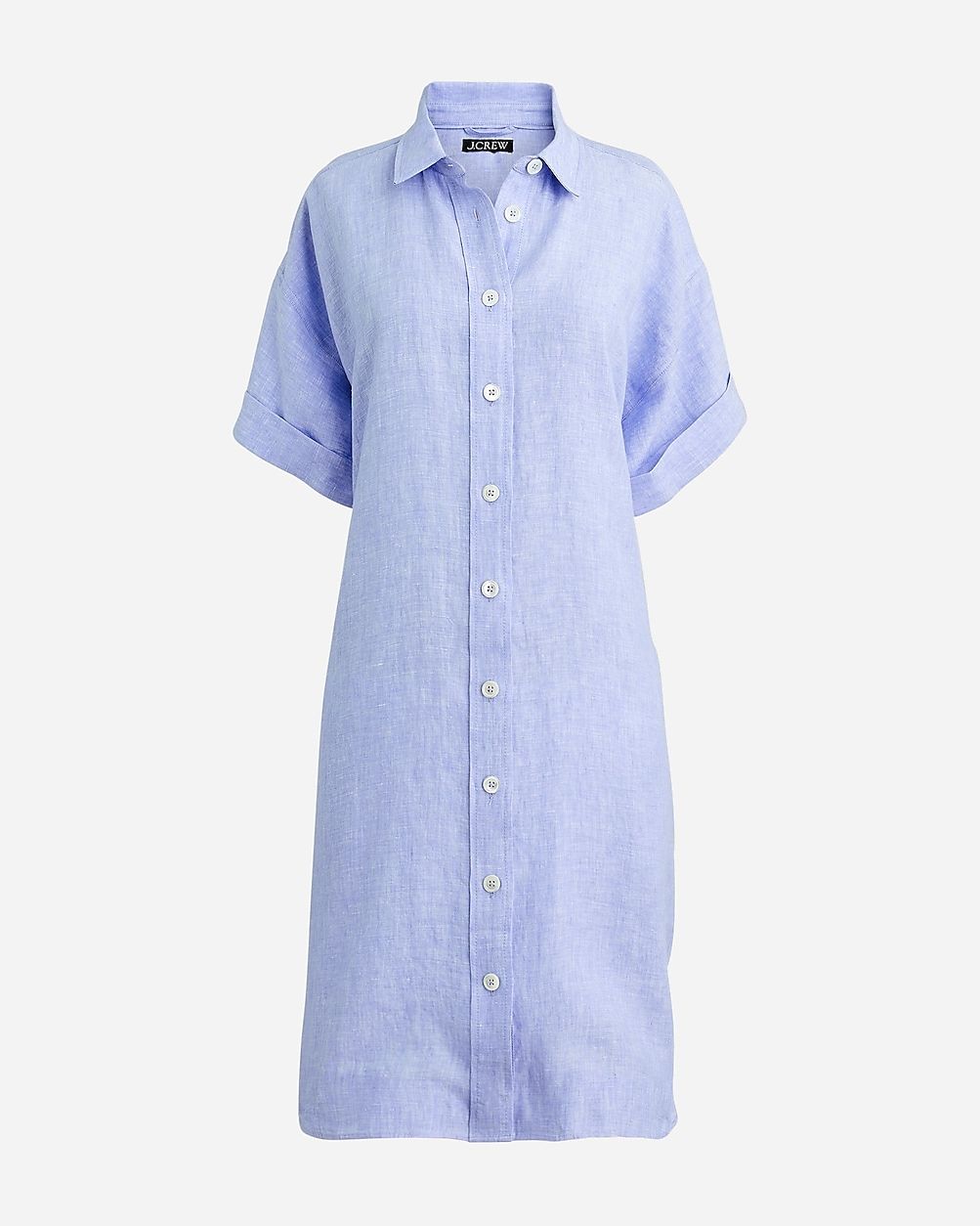 Petite capitaine shirtdress in linen | J.Crew US