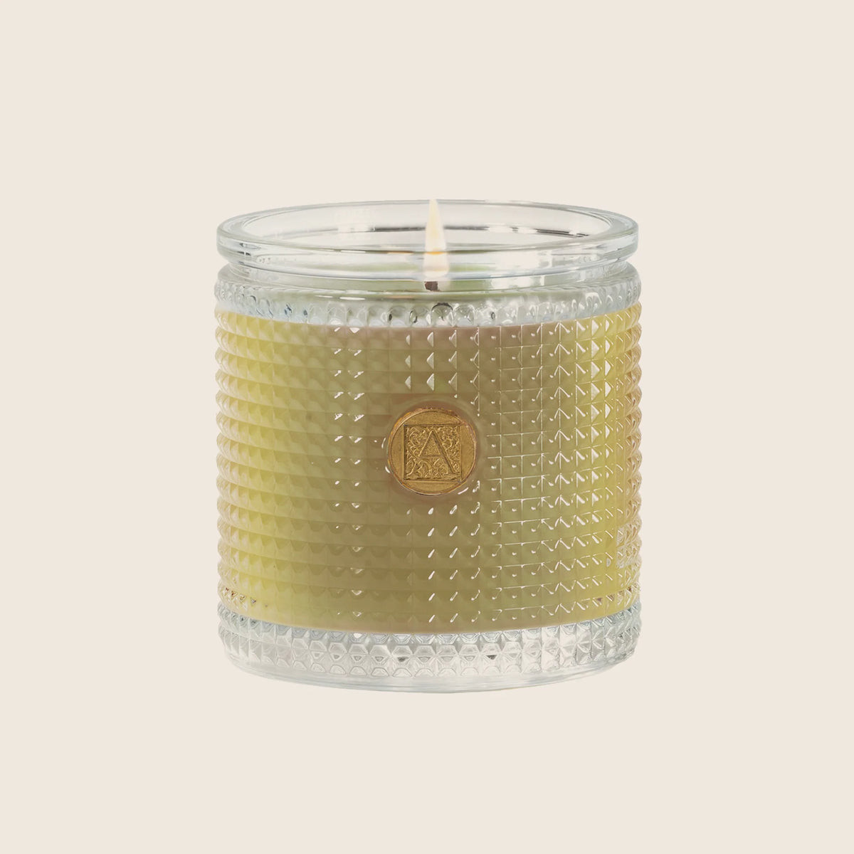 Grapefruit Fandango - Textured Glass Candle | Aromatique