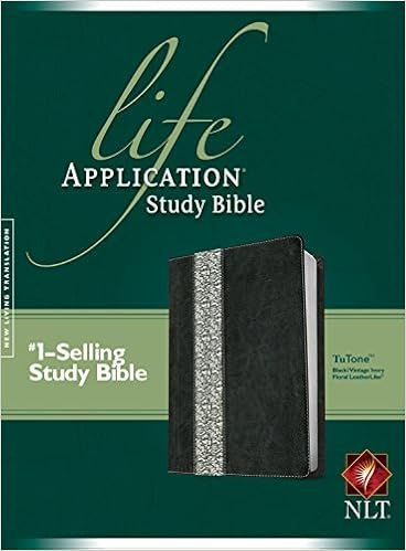 NLT Life Application Study Bible, Second Edition, TuTone (Red Letter, LeatherLike, Black/Vintage ... | Amazon (US)