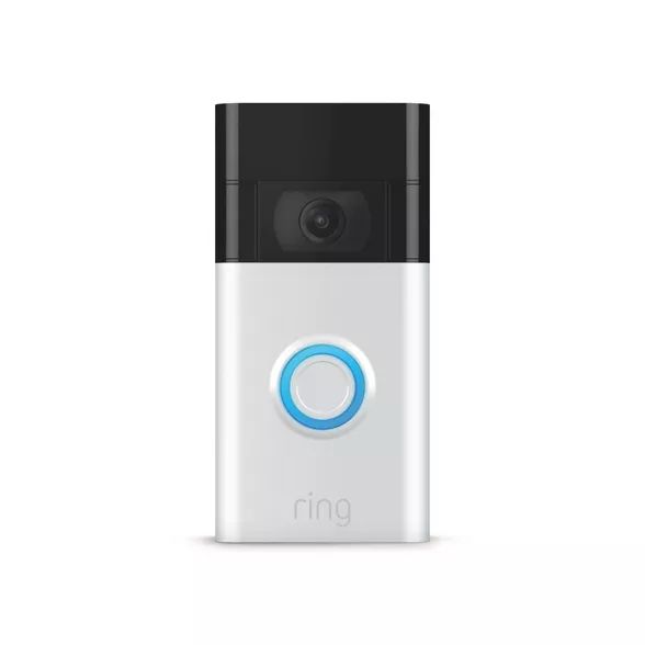 Ring 1080p Wireless Video Doorbell - Satin Nickel | Target
