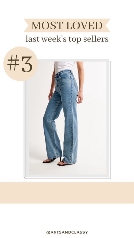 These high rise jeans are one of this week’s most loved finds. They’re from Abercrombie and tall girl friendly. They’re on sale now! 

#LTKStyleTip #LTKSaleAlert #LTKFindsUnder100