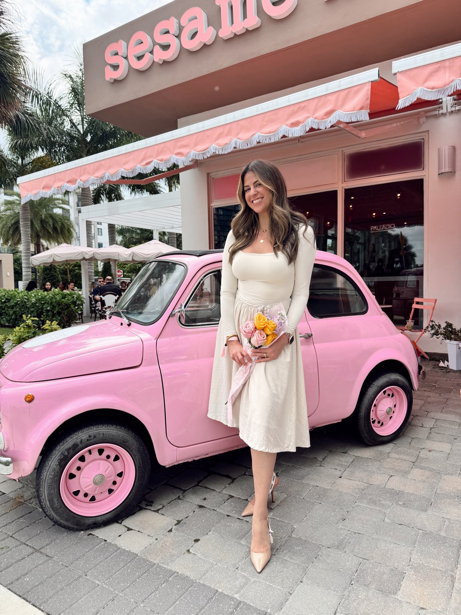 Pink car moments and spring florals — because life’s too short not to match the vibe 🌸💕

Shop my neutral look that pairs perfectly with a pop of pink!

#LTKfinds #LTKfashion #LTKspringstyle

#LTKstyle #LTKootd #LTKinspo #LTKbeauty #LTKspring #LTKneutralstyle #springoutfitinspo #femininefashion #neutraloutfit #pastelvibes #miamistyle #southfloridablogger #ootd #styleinspo #springvibes #elegantstyle #girlyfashion #pinkcar #fashionreel #brunchstyle 


#LTKBeauty #LTKStyleTip #LTKFindsUnder50