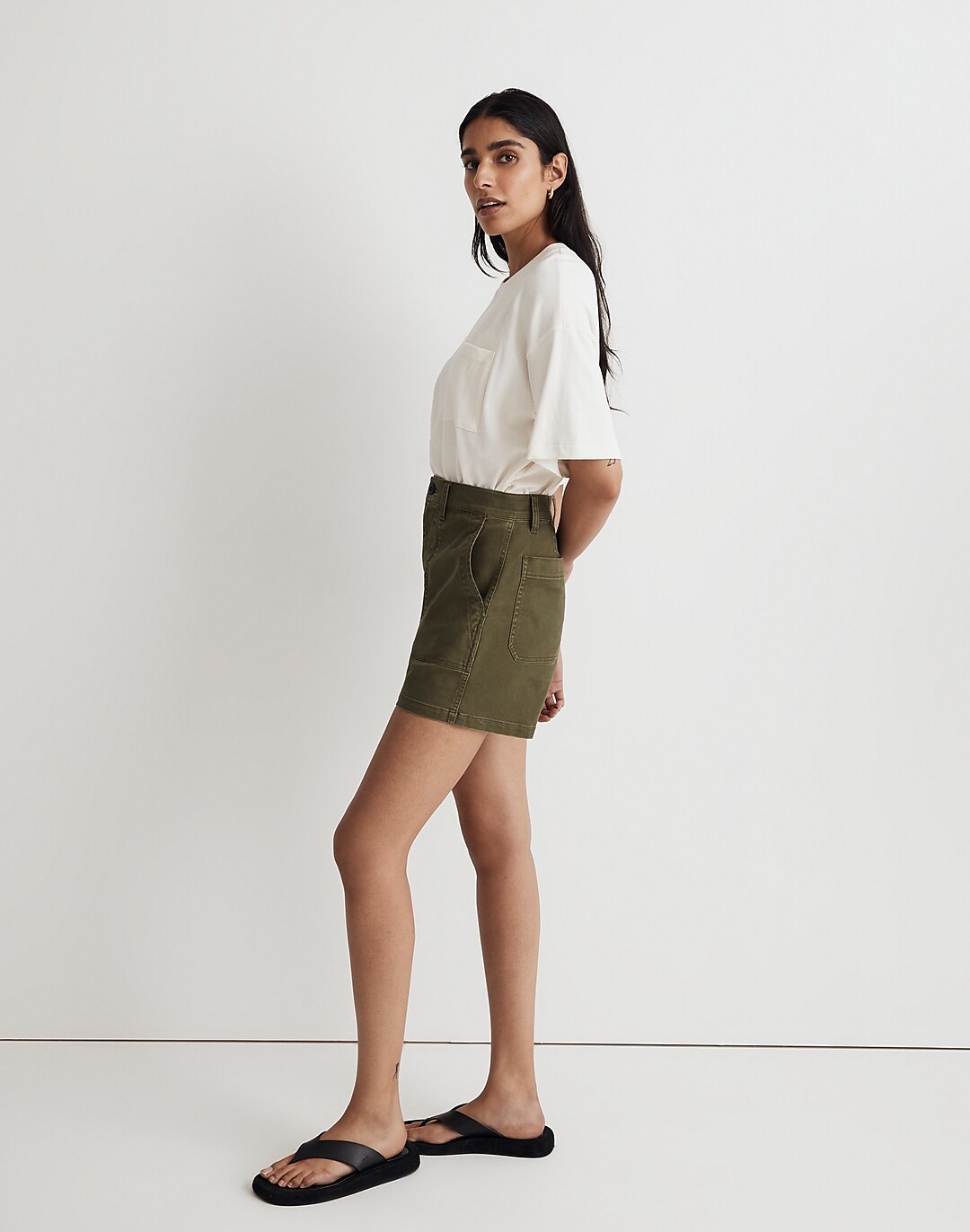 The Perfect Fatigue Mid-Length Short | Madewell