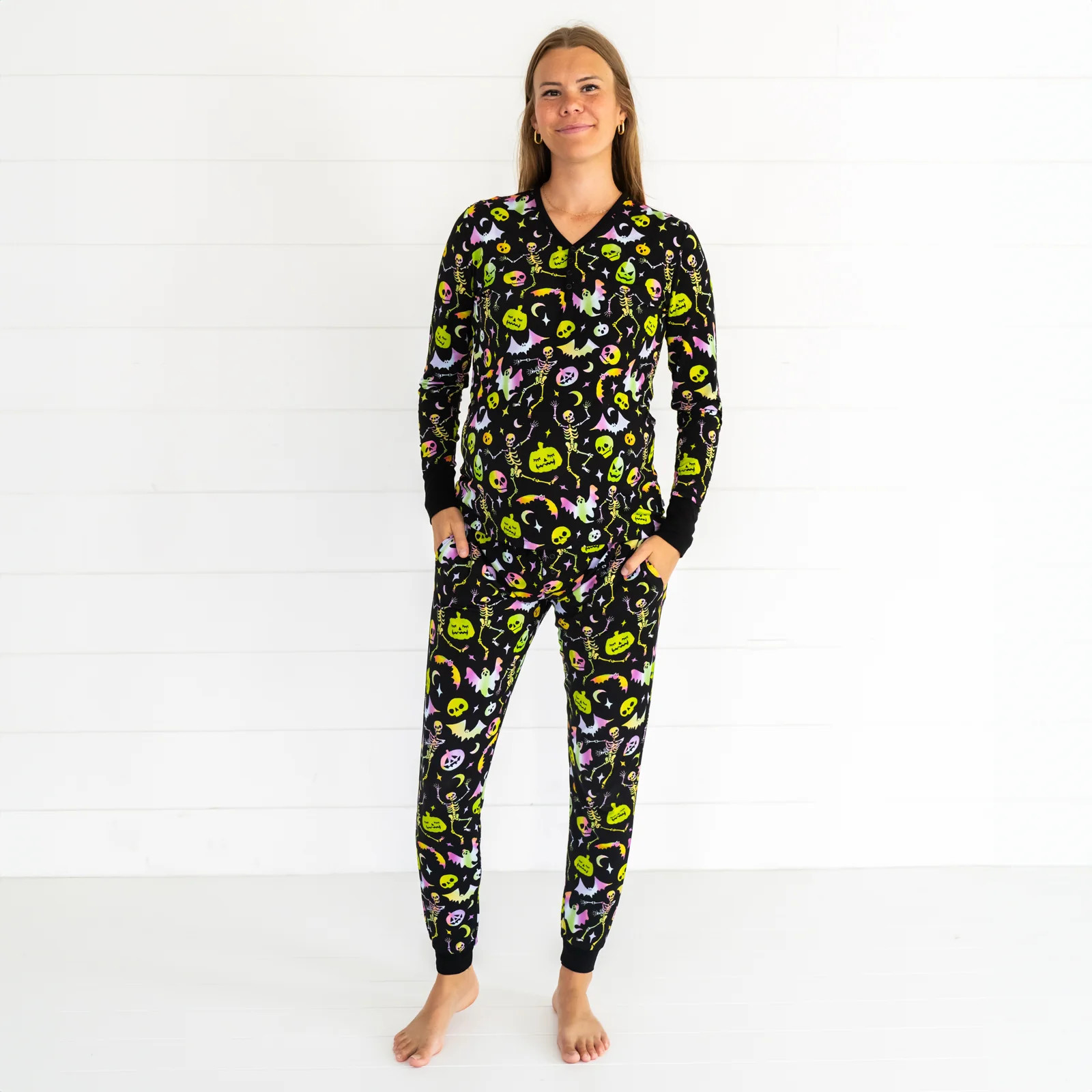 Cool Ghouls Two-Piece Pajama Set | Little Sleepies