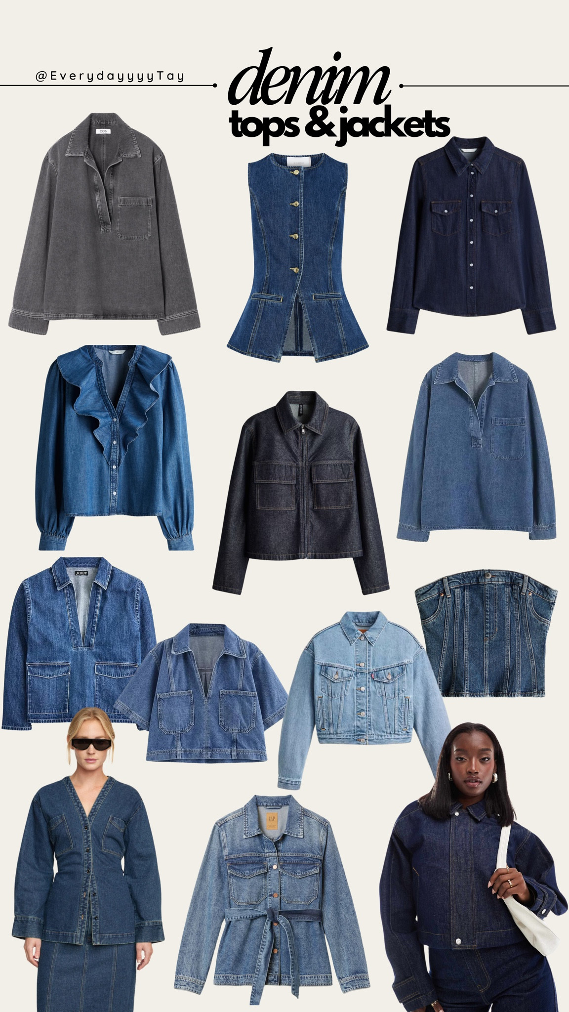 Denim on repeat! Tap to shop my favorite denim tops that are stylish and perfect for any fall look. #Denim #EffortlessOutfits #LTKStyle

#LTKGiftGuide #LTKSeasonal #LTKMidsize