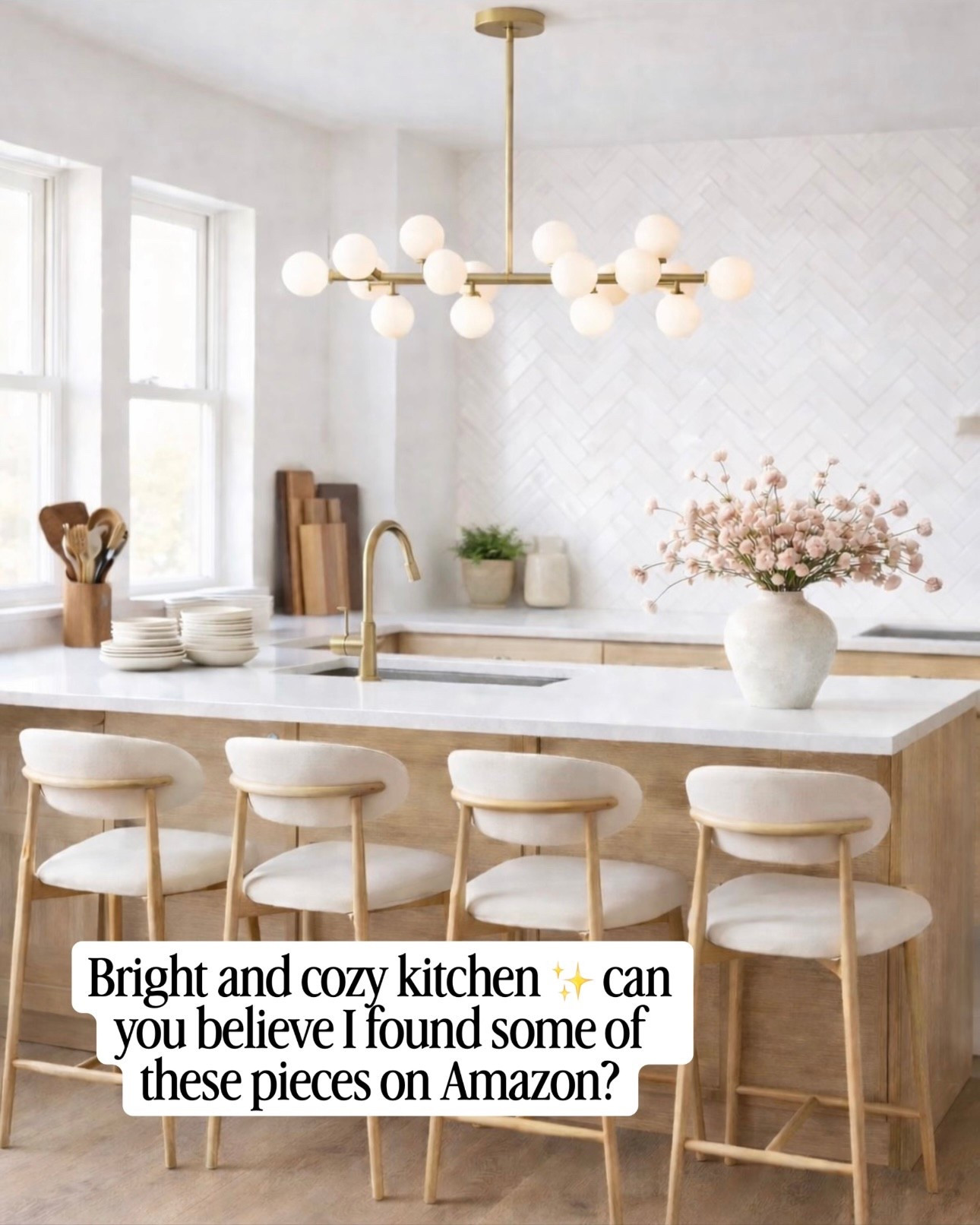 Bright and airy kitchen ✨

bright airy kitchen, light wood space, neutral decor aesthetic, modern kitchen style, white design interior, cozy home space, minimalist decor ideas, amazon kitchen finds, home styling ideas, aesthetic interior decor

#LTKSaleAlert #LTKmorningroutine #LTKHome