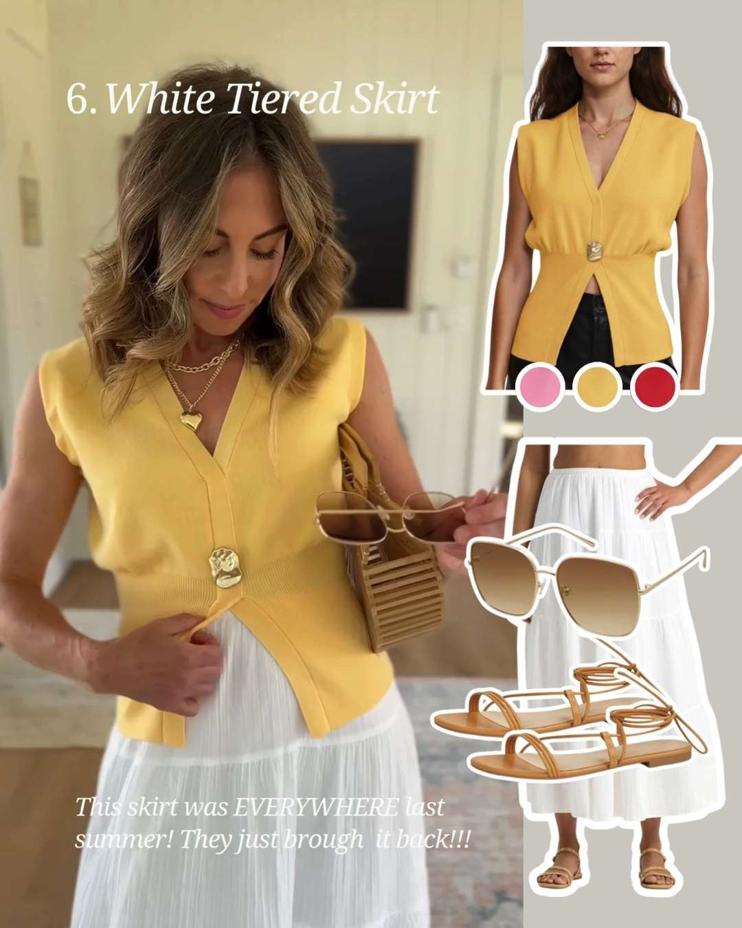 This tiered maxi skirt was so popular last summer and they brought it back! 

 #LTKSeasonal #LTKOver40 #LTKPetite