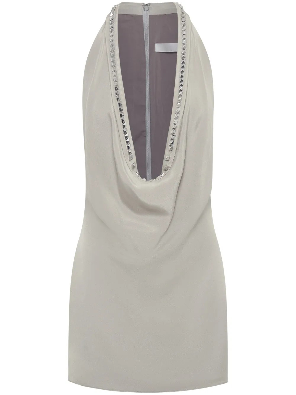 Circle cowl-neck minidress | Farfetch Global